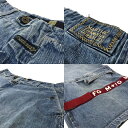 90s MARITE ＋ FRANCOIS GIRBAUD Denim Shuttle Shorts #15 青 ブルー 36 マリテフランソワジルボー デニム シャトルショーツ シャトルパンツ 【中古】