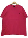Polo Ralph Lauren Logo S/S Tee ショッキングピンク M ポロラルフローレン 半袖 Tシャツ ロゴ ワンポイント 古着 【中古】(4)