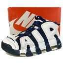 16年製 NIKE AIR MORE UPTEMPO OLYMPIC 白紺 US9.5/27.5 ナイキ エア モアアップテンポ オリンピック スコッティ ピッペン 414962-104 【中古】