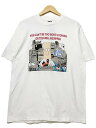 90s DILBERT Print S/S Tee 白 L ディルバート 半袖 Tシャツ 漫画 イラスト キャラクター Scott Adams スコットアダムス ホワイト 古着 【中古】