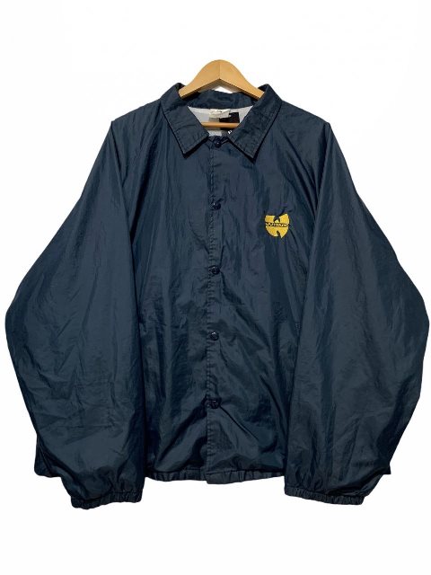 USA 90s WU-TANG Logo Nylon Coach Jacket  XXL E[^N R[`WPbg iCWPbg S hJ bvT RAP TEES Ò yÁz