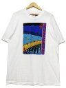 00s 歌川広重 "名所江戸百景 大はしあたけの夕立" Print S/S Tee 白 XL HIROSHIGE 半袖 Tシャツ アートT 浮世絵 プリント GILDAN ホワイト 古着 