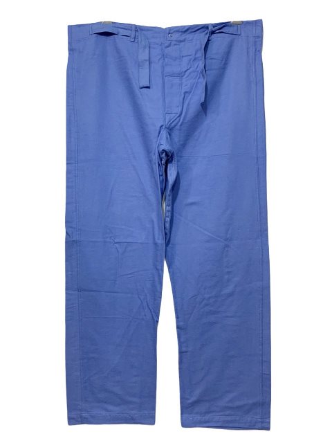 Deadstock 67年製 US ARMY HOSPITAL Pants 水色 M 60s 米軍実物 アメリカ陸軍 ホスピタルパンツ パジャマパンツ イージーパンツ フランネル ミリタリー 【新古品 未使用】