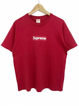 00s SUPREME Box Logo S/S Tee (RED) M シュプリーム ボックスロゴ 半袖Tシャツ 赤 初期 つるタグ 【中古】