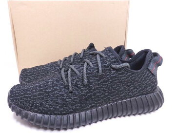 15年製 ADIDAS YEEZY BOOST 350 PIRATE BLACK US10/28.0 アディダス イージー ブースト 350 カニエ・ウェスト AQ2659 【中古】