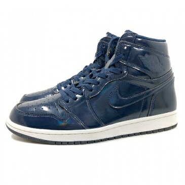 15年製 DSM × NIKE AIR JORDAN 1 RETRO HIGH OG US11/29.0 紺 ドーバーストリートマーケット ナイキ エア ジョーダン 1 パテント 789747-401 【中古】