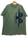 USA製 80s SANTA MONICA AIRLINES S/S Tee 緑 XL サンタモニカエアライン SMA 半袖 Tシャツ OLD SKATE オールドスケート グリーン 古着 【中古】