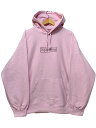 21SS SUPREME KAWS Chalk Logo Hooded Sweatshirt ピンク L シュプリーム カウズ チョークロゴ パーカー フーディー 2021春夏 【新古品 未使用】