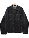 00s MARITE ＋ FRANCOIS GIRBAUD Black Denim Jacket 黒 XXL マリテフランソワジルボー デニムジャケット ブラックデニム ヒップホップ 古着 【中古】