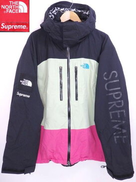 07SS SUPREME × THE NORTH FACE MOUNTAIN SUPREME GUIDE JACKET 黒ピンク XL シュプリーム ノースフェイス コラボ 1st マウンテンパーカー【中古】