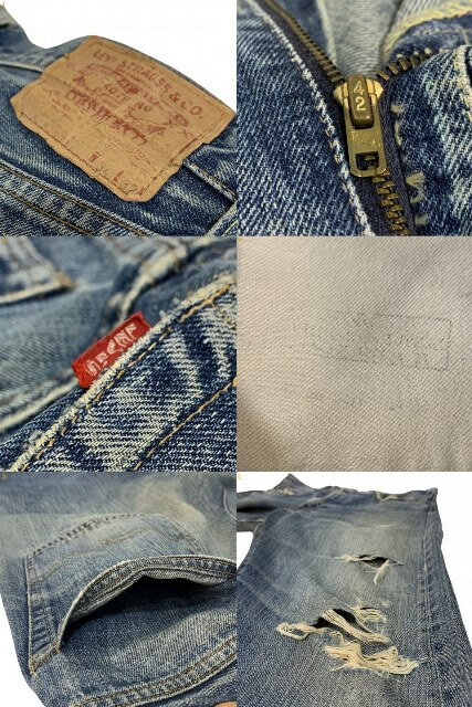70s Levi's 505 "66 BIG E" Denim Pants 薄青 W34 L32 相当 70年代 Levis リーバイス 505 ビッグE デニムパンツ ヴィンテージ 古着 【中古】