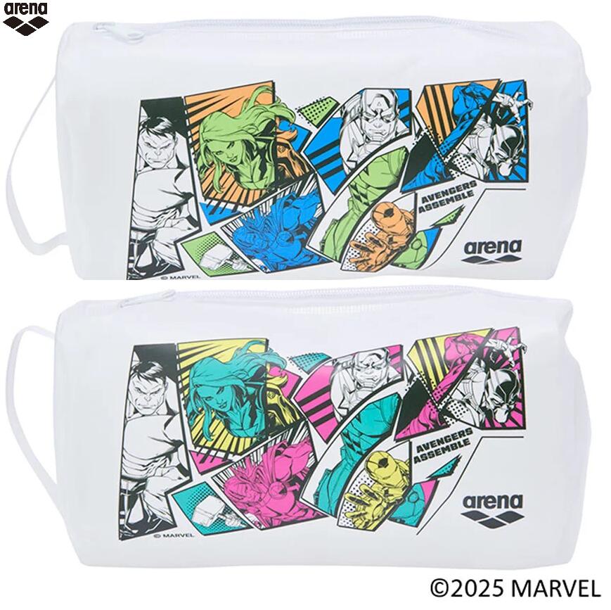 arena ディズニー マーベル プルーフバッグ AS5FBZ83U アリーナ 防水 ポーチ Disney