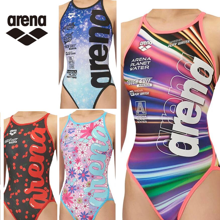 arena アリーナ AS5FWM16L レディース タフスーツ 練習用水着 オープンバック 水泳 競泳 トレーニング水着
