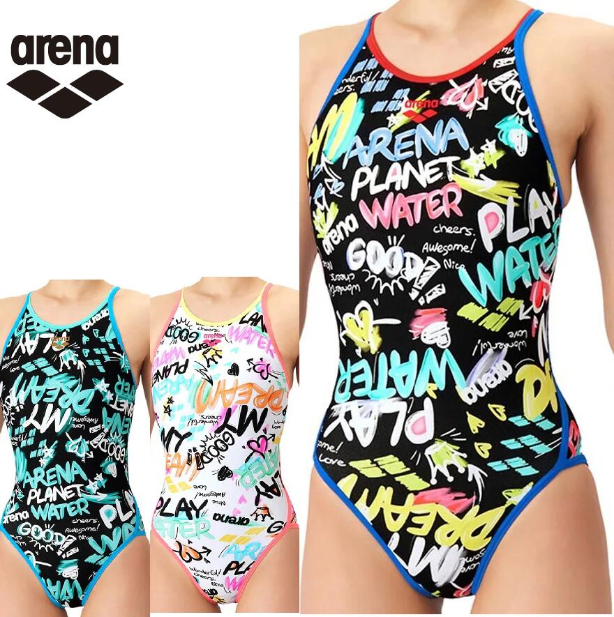 arena アリーナ AS6SWM30L レディース タフスーツ 練習用水着 ワンピース 水泳 競泳 トレーニング水着 ..