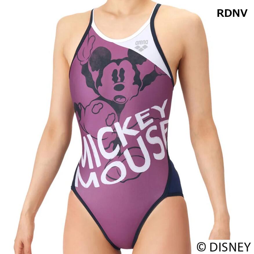 arena アリーナ AS6SWM50L DISNEY ミッキーマウス タフスーツ 練習用水着 レディース 水泳 競泳 ディズニー トレーニングワンピース 2