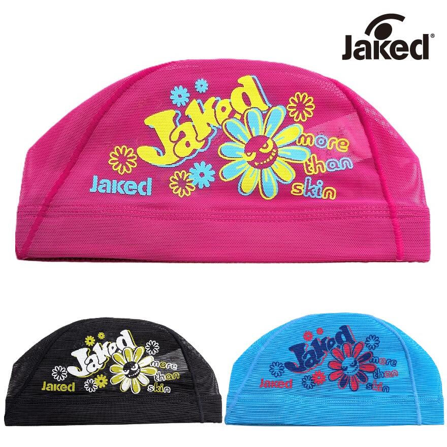 Jaked メッシュキャップ 830407 水泳帽 競泳 スイムキャップ