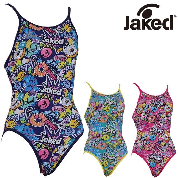 Jaked ジュニア練習用水着 830428 ガールズ トレーニング水着 水泳 競泳 ワンピース