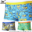 ミニオン ミズノ ジュニア 練習用水着 N2MBB996 エクサスーツ メンズ 水泳 競泳 トレーニング水着 mizuno MINIONS
