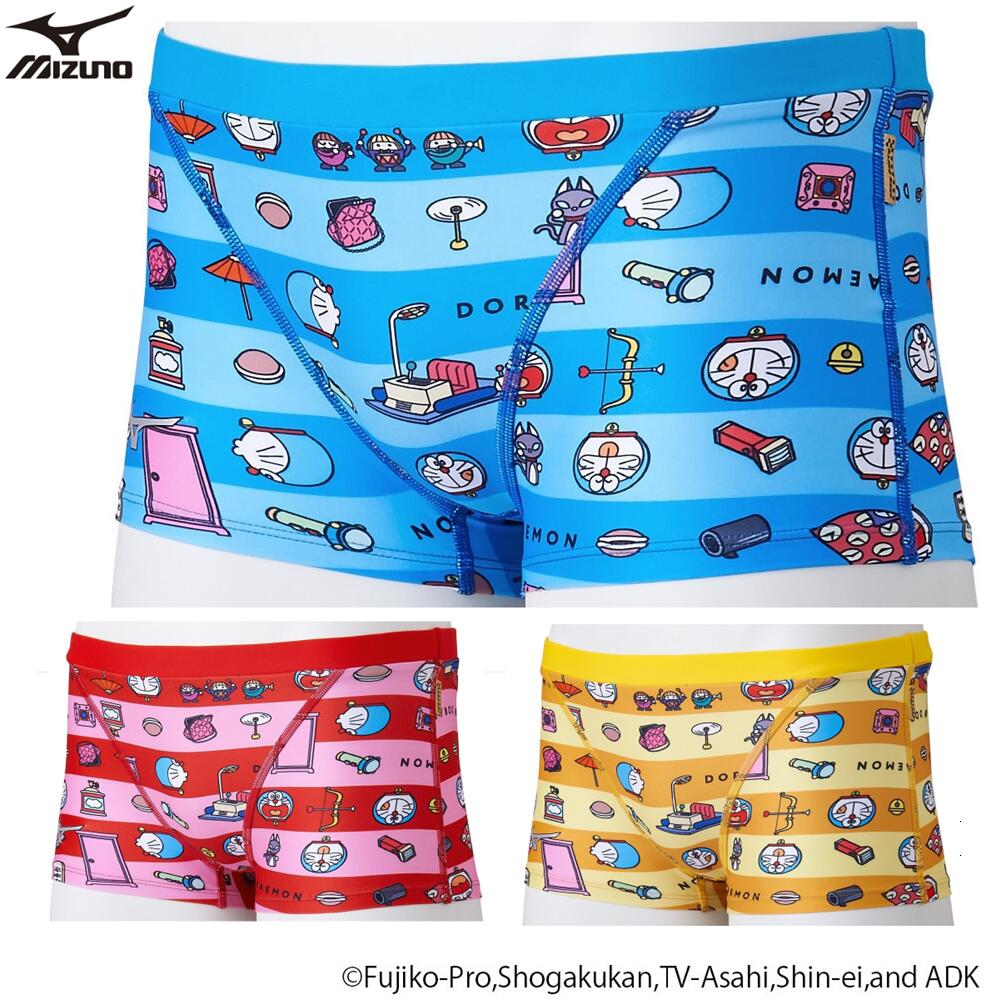 ドラえもん mizuno ミズノ N2MBA591 練習用水着 エクサスーツ メンズ 水泳 競泳 トレーニング水着 ドラえもんデザインの限定エクサースーツ ドラえもんデザインの限定エクサースーツ感情豊かなドラえもんと様々なひみつ道具のデザインです。毎回大人気のミズノ×ドラえもん　コラボ数量に限りがございますのでお早めにお買いお求めください。※公式大会では使用できません。■メーカー：mizuno　ミズノ■品番：N2MBA591■カラー　23：ライトブルー45：イエロー62：レッド■サイズXS／S／M／L／XL※在庫がないサイズ・カラーはお探しも可能な場合もございますのでお気軽にお問い合わせください。■ 素材： 複合繊維（ポリエステル／ポリエステル）57％、ポリエステル43％■原産国：日本※サイズ・カラーをご確認ください。水着は直接肌に触れる商品の為、お客様ご都合による返品・交換はご遠慮いただいております。お客様による注文間違いや未開封商品につきましても、商品お受け取り後の返品・交換はできませんのでご了承ください。 5