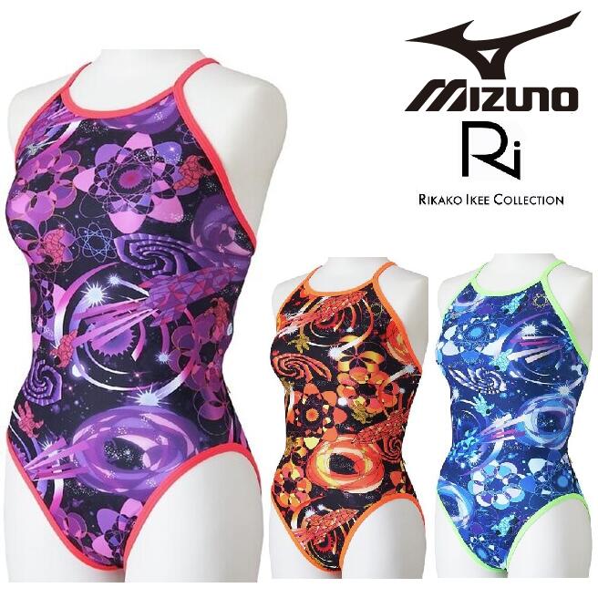 樂天商城 - ミズノ 【Ri Collection】 エクサースーツ N2MAD267 練習用水着 MIZUNO レディース ミディアムカット 水泳 競泳 トレーニング水着