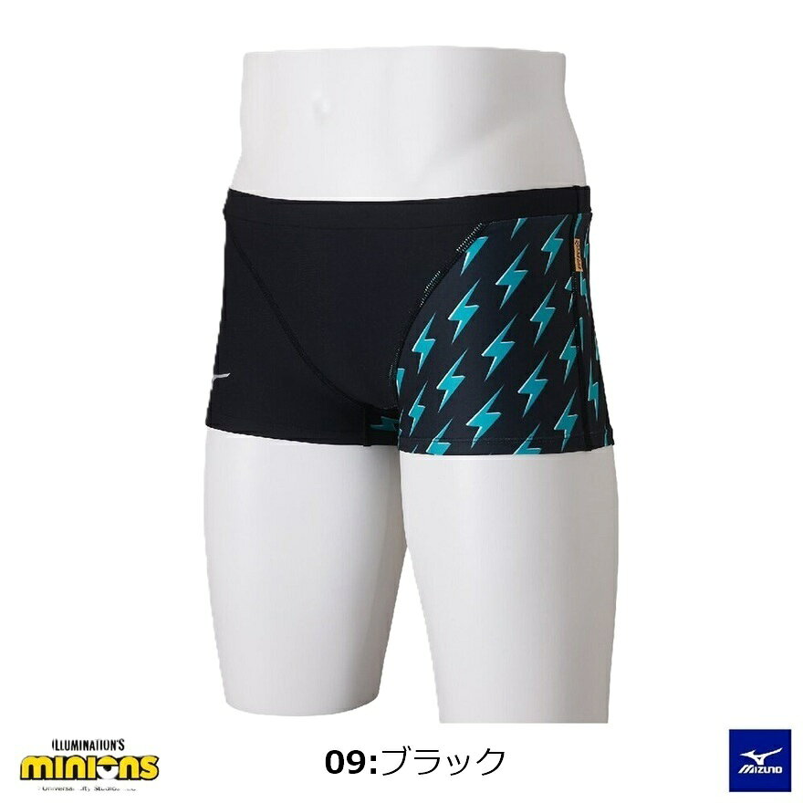 ミニオン ミズノ 練習用水着 N2MBD596 エクサスーツ メンズ 水泳 競泳 トレーニング水着 mizuno MINIONS ミニオンデザインの限定エクサースーツ ミニオンデザインの限定エクサースーツゲームを楽しむ力の抜けたミニオンの休日2026秋冬モデル限定商品のため完売の際はご了承ください。※公式大会では使用できません。■メーカー：mizuno　ミズノ■品番：N2MBD596■カラー　09：ブラック14：ネイビー64：レッド■サイズXS／S／M／L／XL※在庫がないサイズ・カラーはお探しも可能な場合もございますのでお気軽にお問い合わせください。■ 素材： 複合繊維（ポリエステル／ポリエステル）57％、ポリエステル43％■原産国：日本※サイズ・カラーをご確認ください。水着は直接肌に触れる商品の為、お客様ご都合による返品・交換はご遠慮いただいております。お客様による注文間違いや未開封商品につきましても、商品お受け取り後の返品・交換はできませんのでご了承ください。 5