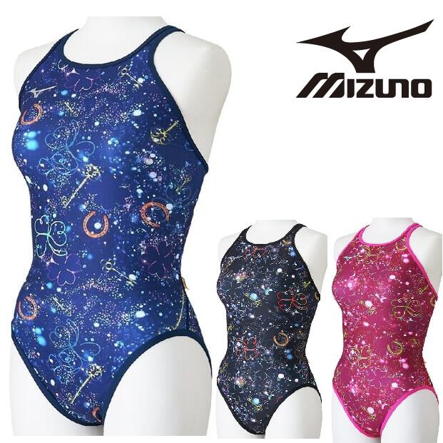 ミズノ【AYA COLLECTION】エクサースーツ　N2MAD274　ミディアムカット　練習用水着　MIZUNO レディース　水泳　競泳　トレーニング水着