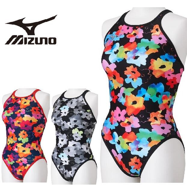ミズノ【AYA COLLECTION】エクサースーツ　N2MAD774　ミディアムカット　練習用水着　MIZUNO レディース　水泳　競泳　トレーニング水着