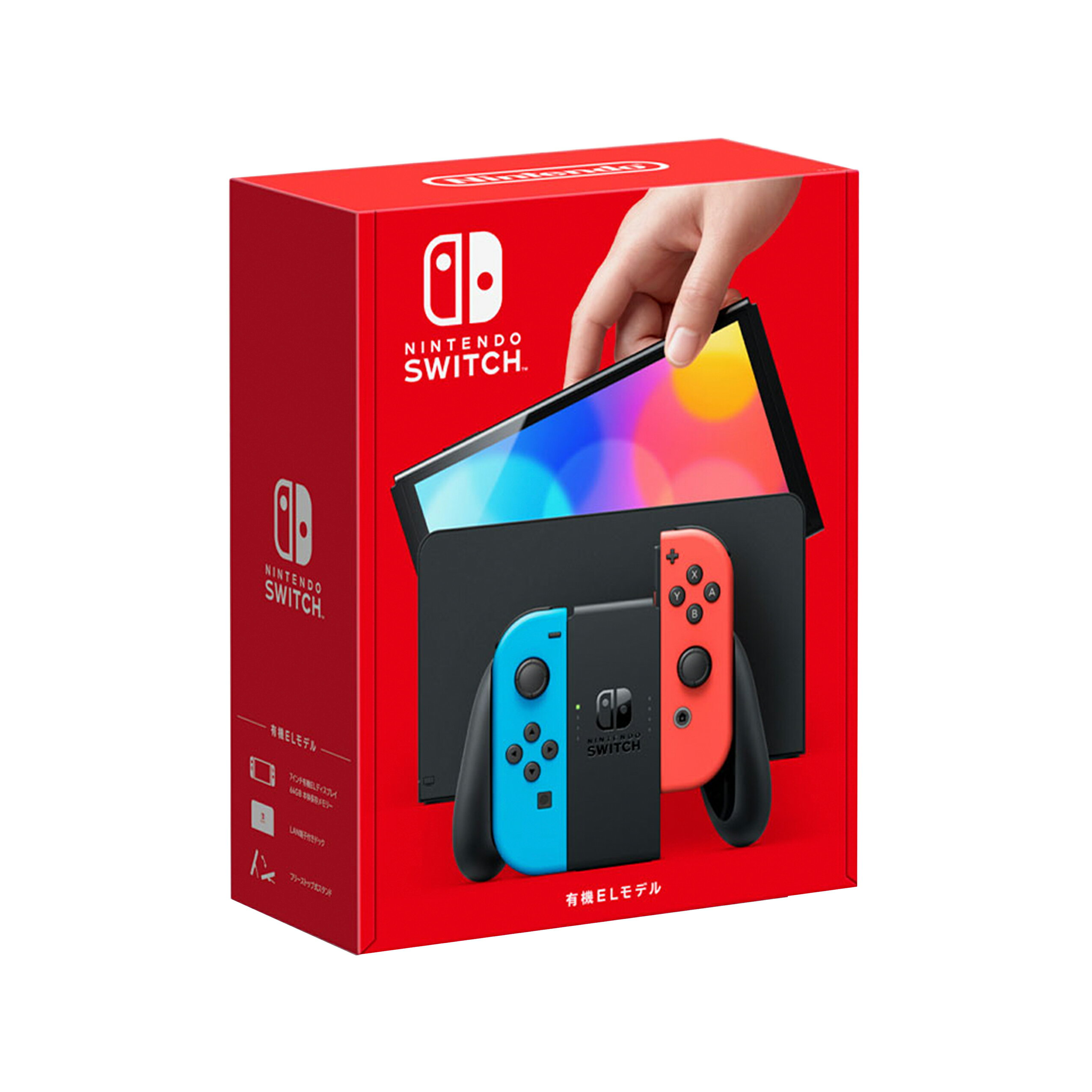 Nintendo Switch有機ELモデルJoy-Con L ネオンブルー/ R ネオンレッド HEG-S-KABAA