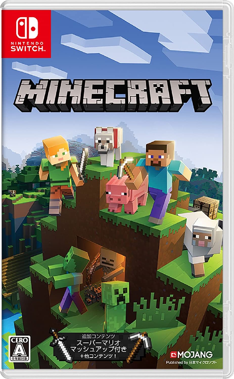 パッケージ版　新品未開封　Nintendo Minecraft (マインクラフト)のサムネイル