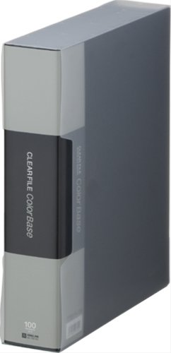 キングジム クリアーファイルカラーベースクイント A4S 黒 132-5Cクロ