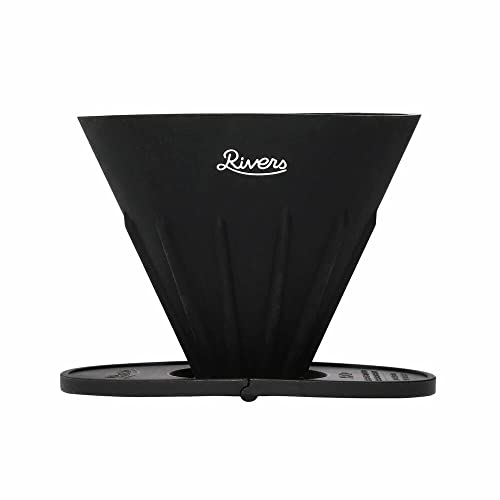 リバーズ RIVERS コーヒーポアオーバーセット（ケイブR/ポンドF）ブラック CPOBK