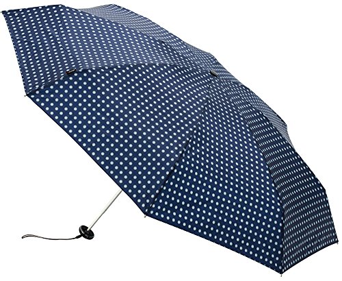クニルプス 折りたたみ傘 ケース付き コンパクト 撥水 速乾性 Knirps ブランド X1 ネイビー Dot KNX04N
