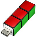 グリーンハウス USBフラッシュメモリ キューブ型 4GB GH-UFD4GRBC