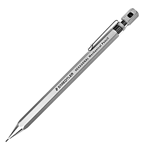ステッドラー(STAEDTLER) ヘキサゴナル シャープペンシル 0.5mm【シルキーシルバー】 925 77-05S
