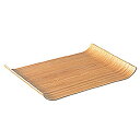 KINTO (キントー) ノンスリップ カーブトレイ 360x250mm ウィロー 木製 お盆 45140