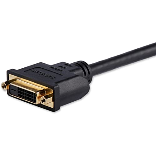 StarTech.com HDMI-DVI-D変換ケーブルアダプタ 20cm HDMI(19ピン) オス-DVI-D(25ピン) メス HDDV