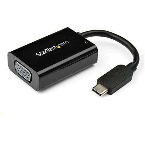 StarTech.com USB-C - VGA ディスプレイアダプター/1080p/アクティブ変換/60W USB PD/Thunderolt StarTech.com USB-C - VGA ディスプレイアダプター/1080p/アクティブ変換/60W USB PD/Thunderolt