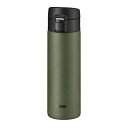 タイガー 水筒 480ml マグボトル ワンタッチ 軽量 ステンレスボトル 真空断熱 保温保冷 グリーン MKA-K048GK(3)