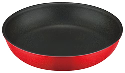 サーモス デュラブルシリーズ 取っ手の取れるフライパン 26cm ガス火専用 ブライトレッド KVC-026 BTR