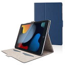 エレコム iPad 10.2 第9/8/7世代 (2021/2020/2019年) ケース オートスリープ対応 フリーアングル ソフトレザー ネ