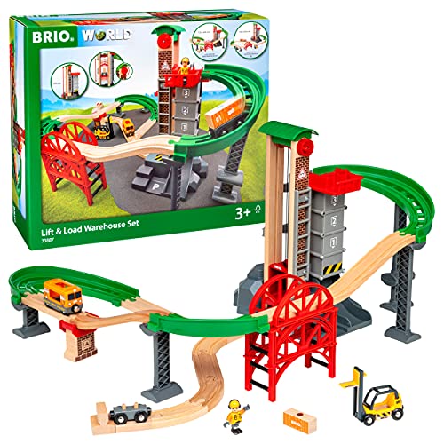 BRIO ( ブリオ ) WORLD ウェアハウスレールセット 対象年齢 3歳~ ( 電車 おもちゃ 木製 レール ) 33887