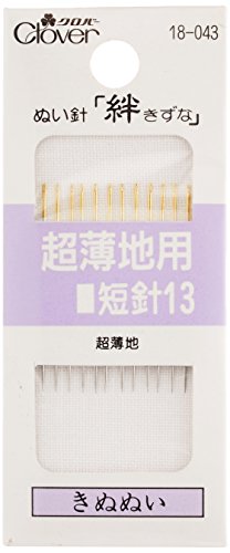 クロバー(Clover) 絆 きずな 超薄地用短針13 F13 12本入り 18-043