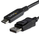 StarTech.com USB-C - DisplayPort 1.4 ϊP[u^1m^8K60Hz^HBR3AHDRADSCΉ^USB