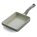 グリーンパン(Greenpan) グリーンシェフ 卵焼き器 エッグパン IH 対応 セラミック加工 内外面こびり付きにくくてお手入れ簡単 有害物