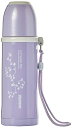 象印マホービン(ZOJIRUSHI) 水筒 ステンレス マグ ボトル コップ タイプ 200ml パープル ピンク SS-PC-20-VV