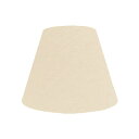 ランプ・シェード(lamp-shade) ホルダー式 交換用ランプシェード 直径27cm 綿布 薄ベージュ H-27150