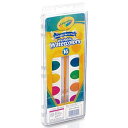 クレヨラ (Crayola) パレット絵の具 16色 筆付き 水で簡単に落とせる 530555 正規品