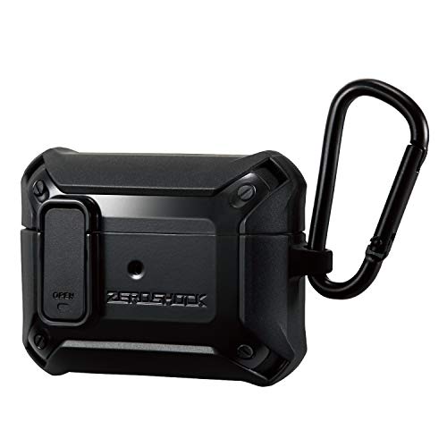 エレコム(ELECOM) AirPods Pro対応 ZEROSHOCKLOCKケース ブラック AVA-AP2ZEROLBK