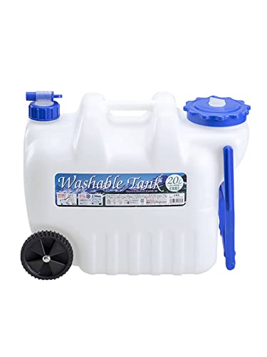 岩谷マテリアル(Iwatani Materials) ウォッシャブルタンクキャスター付 20L(レバー式コック付) /63-124..