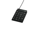 BUFFALO バッファロー スリムテンキーボード Tabキー付き ブラック BSTK11BK(2)